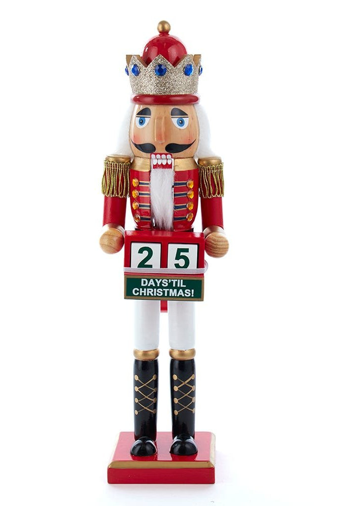 Shop For Kurt Adler 15 - Inch Red King Nutcracker with Calendar