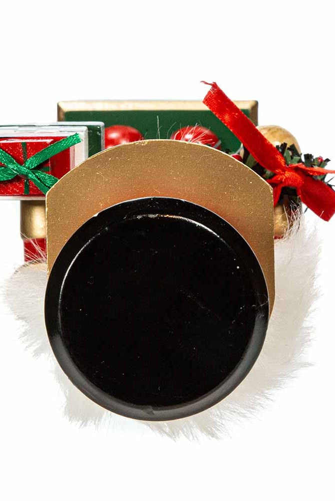 Shop For Kurt Adler 15 - Inch Red, White and Black Nutcracker with Gift Box and Wreath