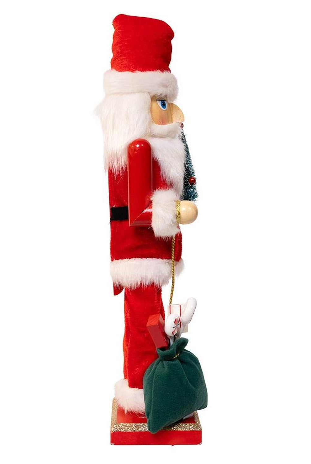Kurt Adler 15-Inch Santa With Gifts and Tree Nutcracker