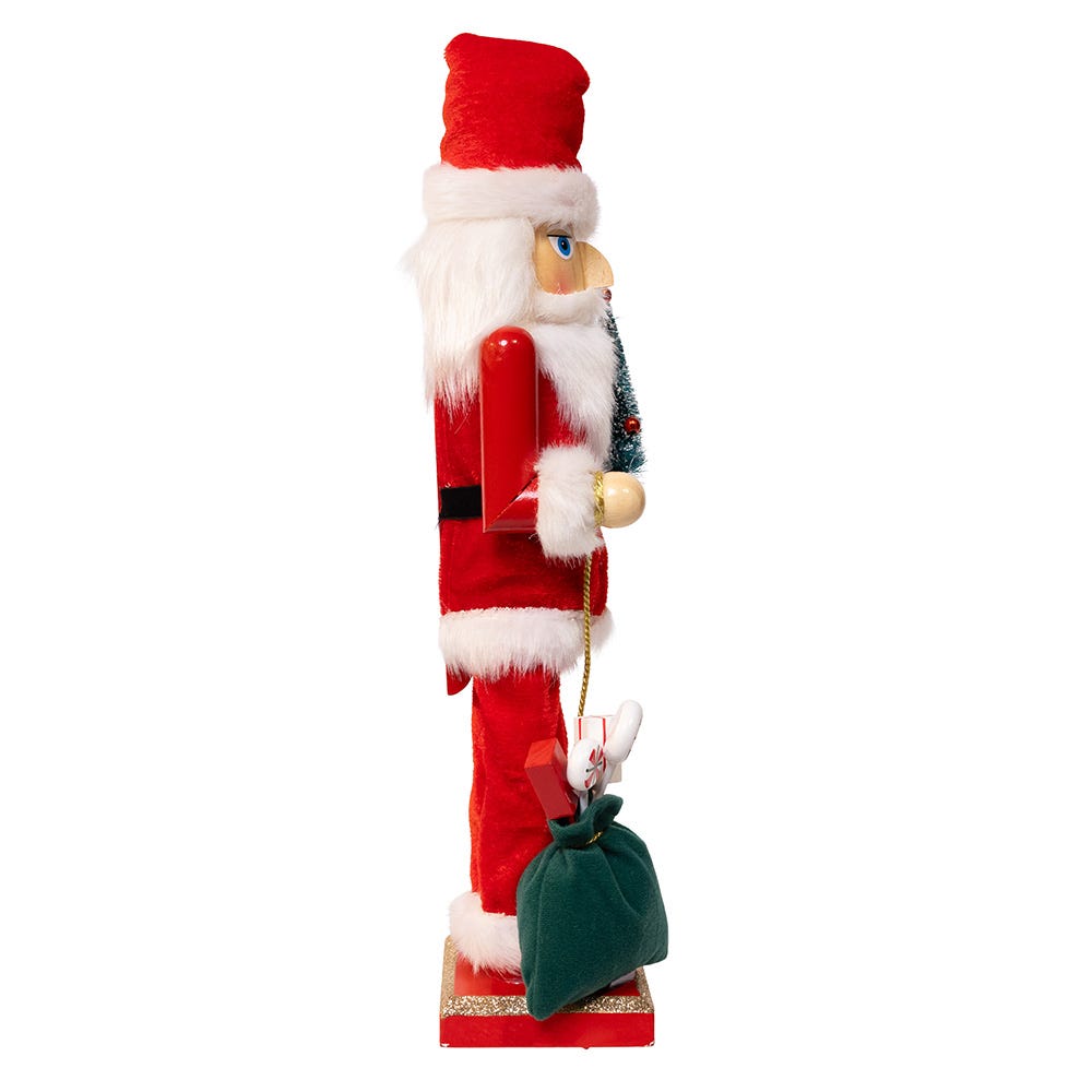 Shop For Kurt Adler 15 - Inch Santa With Gifts and Tree Nutcracker