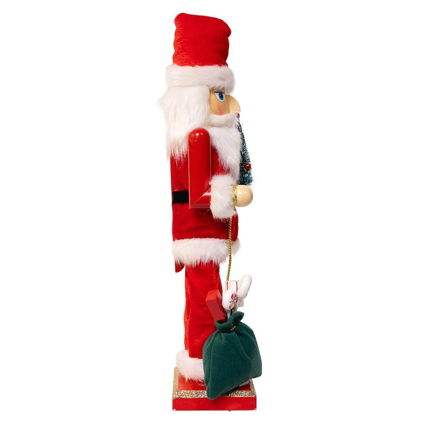 Kurt Adler 15-Inch Santa With Gifts and Tree Nutcracker