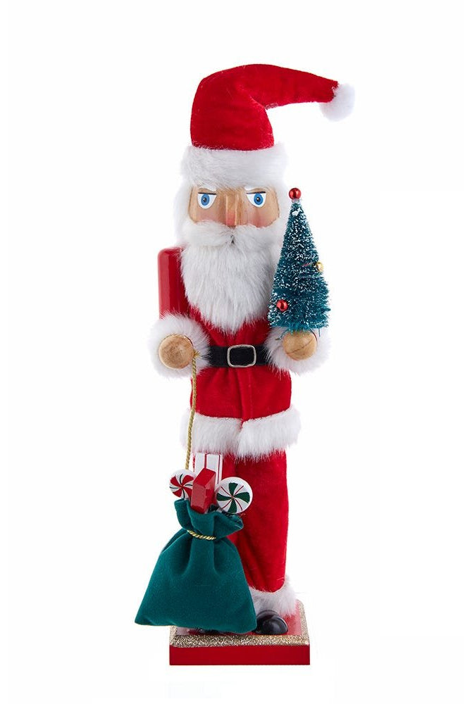 Shop For Kurt Adler 15 - Inch Santa With Gifts and Tree Nutcracker