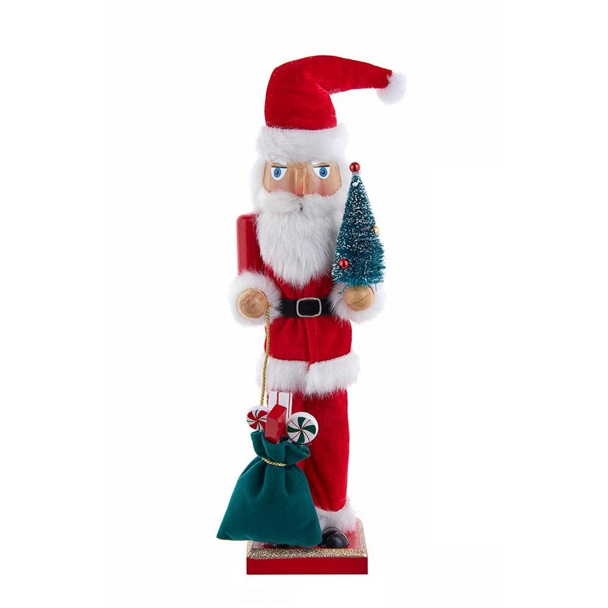 Shop For Kurt Adler 15 - Inch Santa With Gifts and Tree Nutcracker