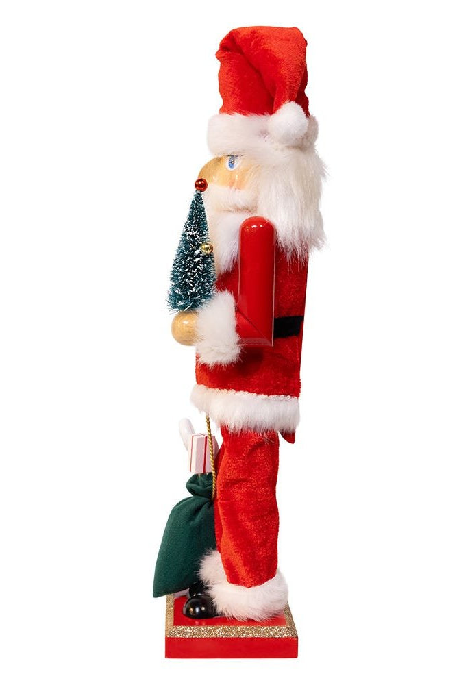 Shop For Kurt Adler 15 - Inch Santa With Gifts and Tree Nutcracker