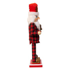 Shop For Kurt Adler 15 - Inch Santa With Red Pajamas Nutcracker
