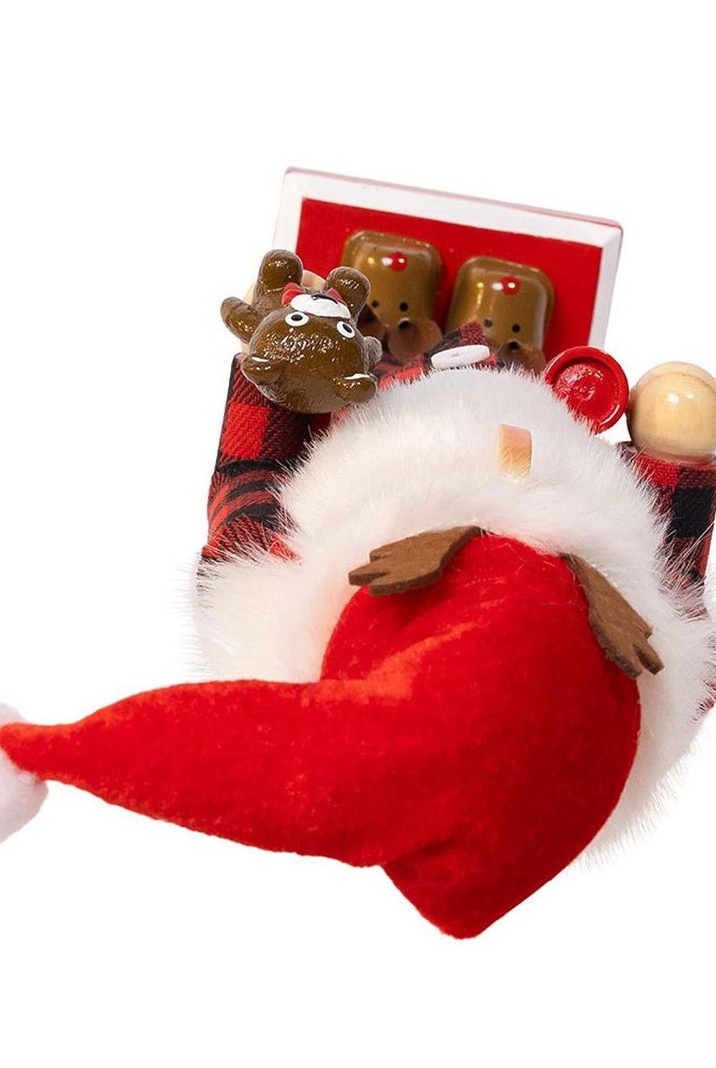 Kurt Adler 15-Inch Santa With Red Pajamas Nutcracker