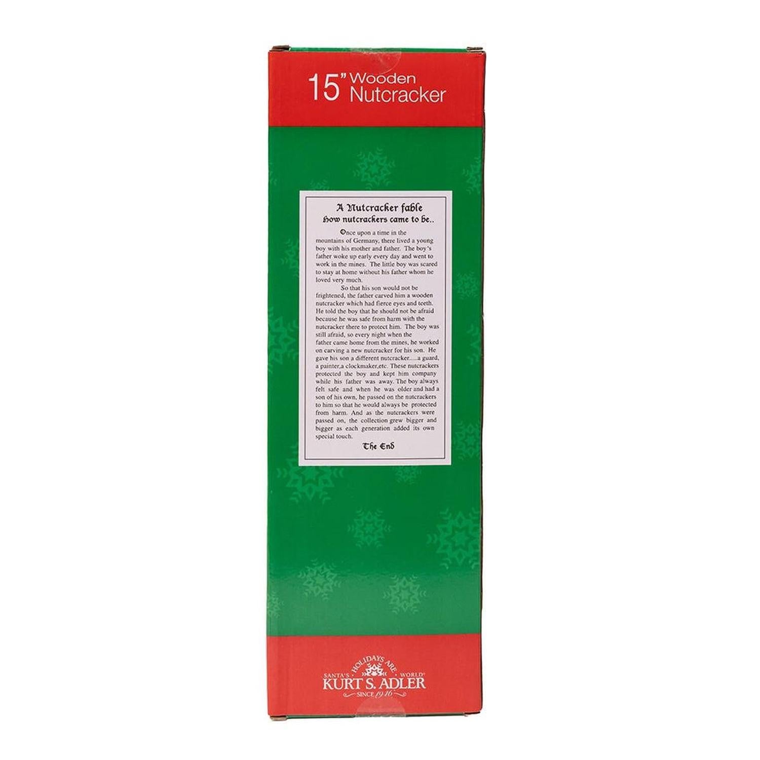 Kurt Adler 15-Inch Santa With Red Pajamas Nutcracker