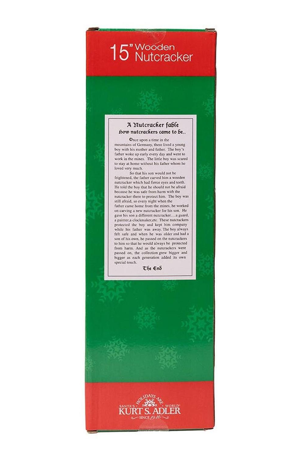 Kurt Adler 15-Inch Ski Santa With Christmas Sweater Nutcracker