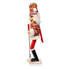 Shop For Kurt Adler 15 - Inch Ski Santa With Christmas Sweater Nutcracker