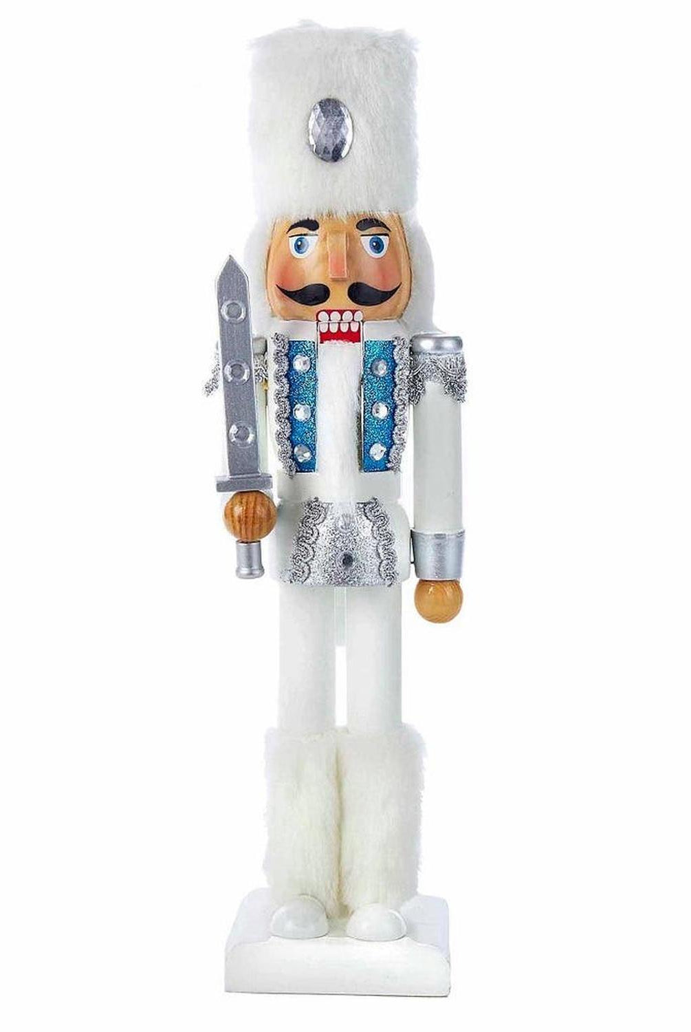 Kurt Adler 15-Inch White Russian Nutcracker