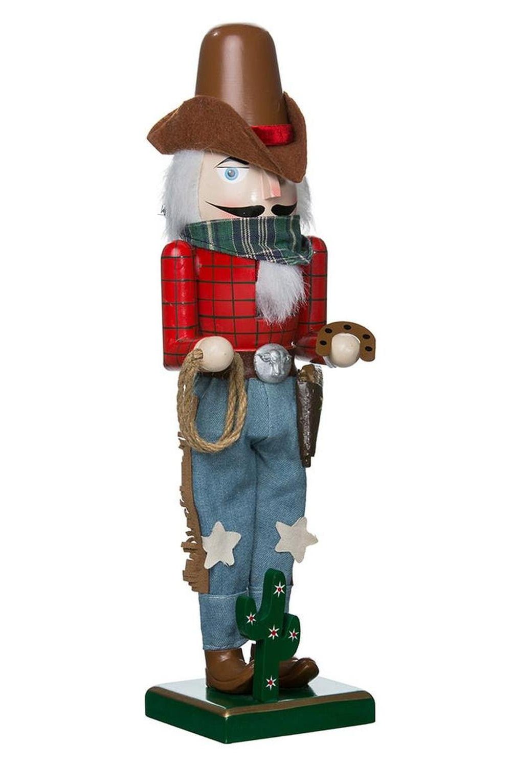 Kurt Adler 15-Inch Wooden Cowboy Nutcracker