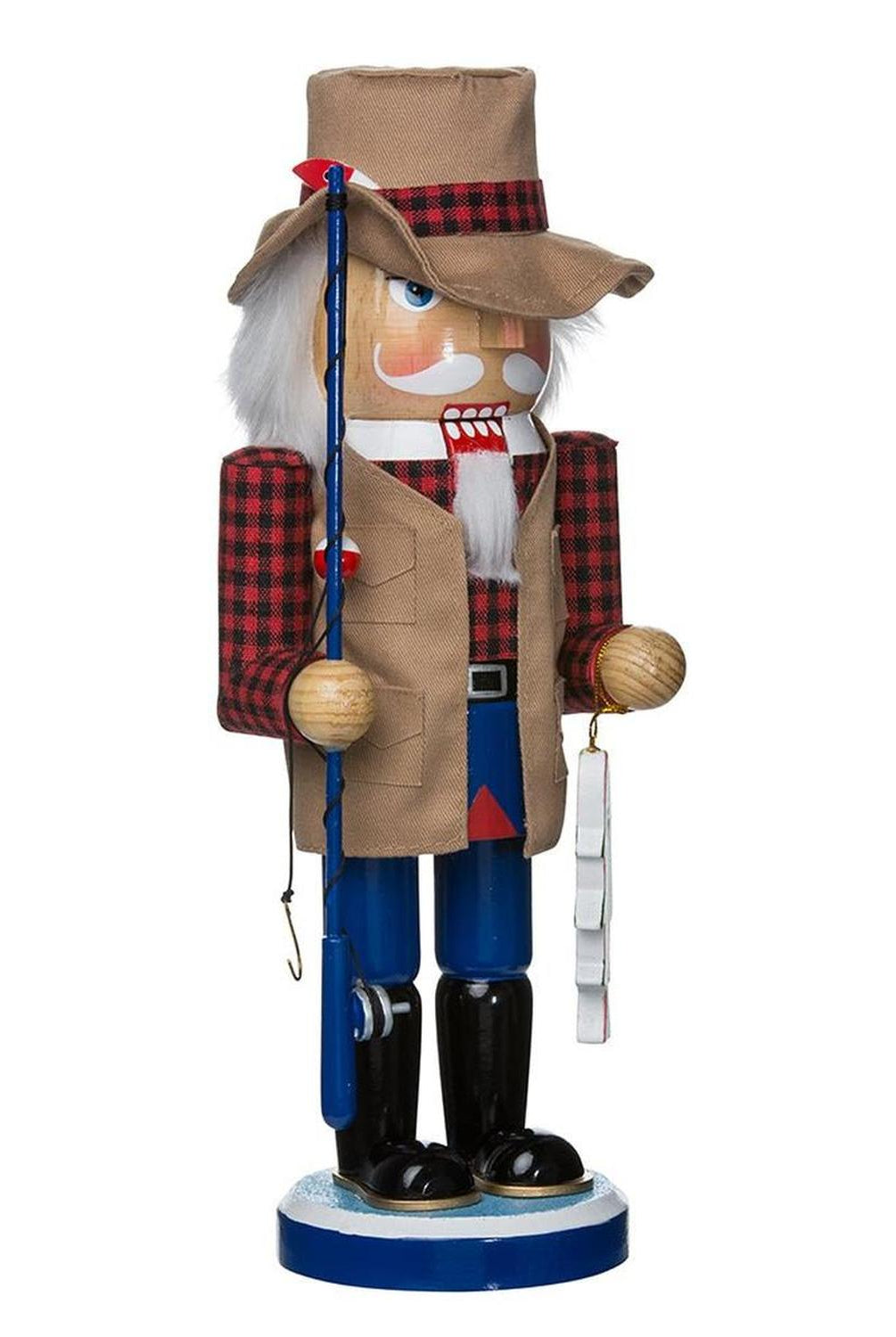 Kurt Adler 15-Inch Wooden Fisherman Nutcracker