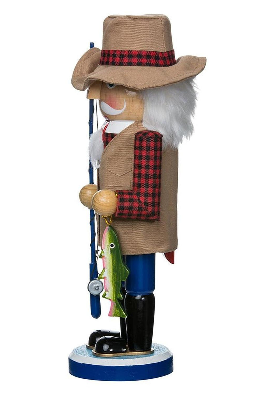 Kurt Adler 15-Inch Wooden Fisherman Nutcracker