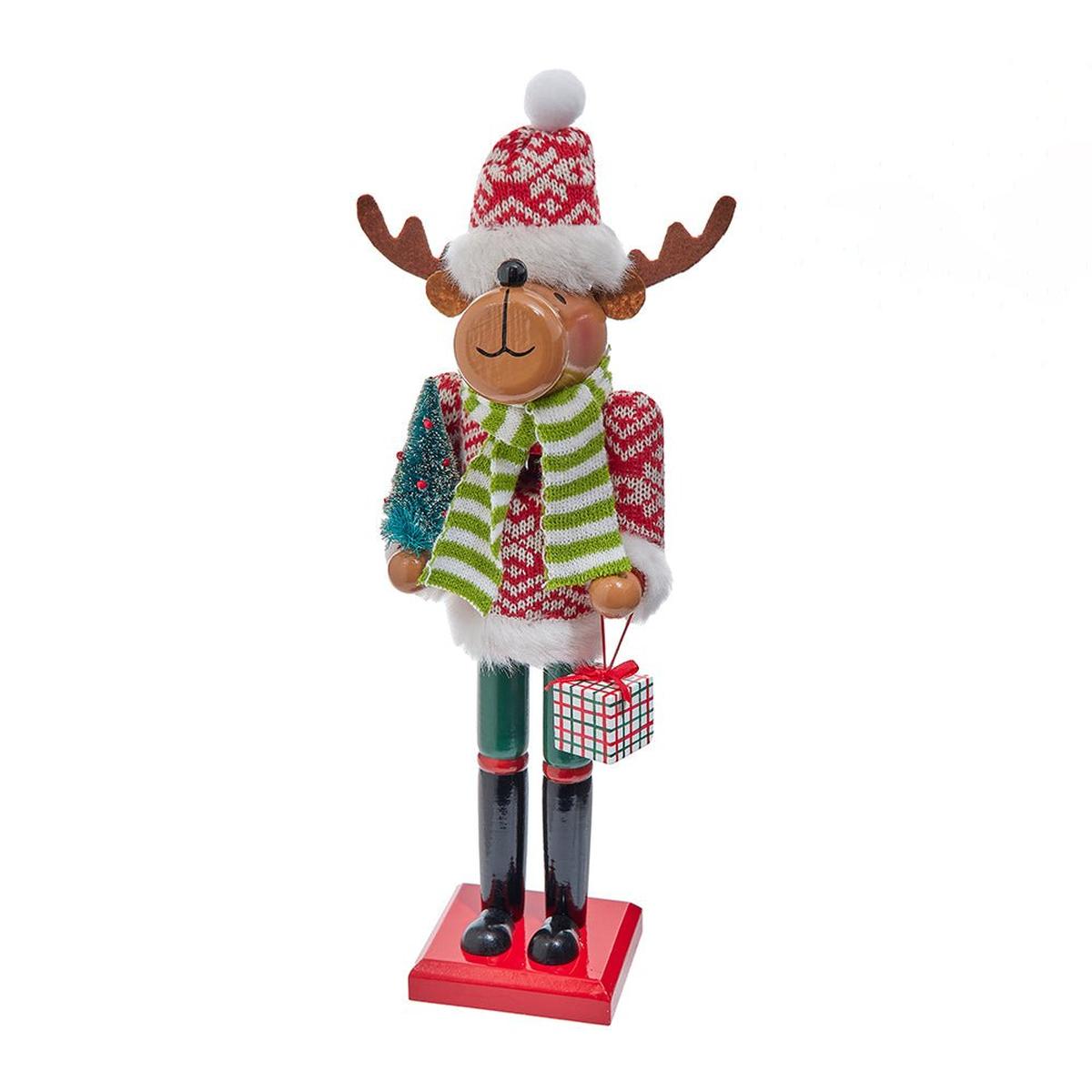 Shop For Kurt Adler 15 - Inch Wooden Reindeer Nutcracker