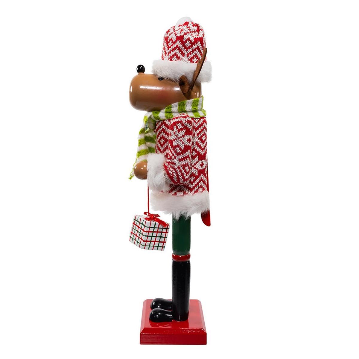 Shop For Kurt Adler 15 - Inch Wooden Reindeer Nutcracker