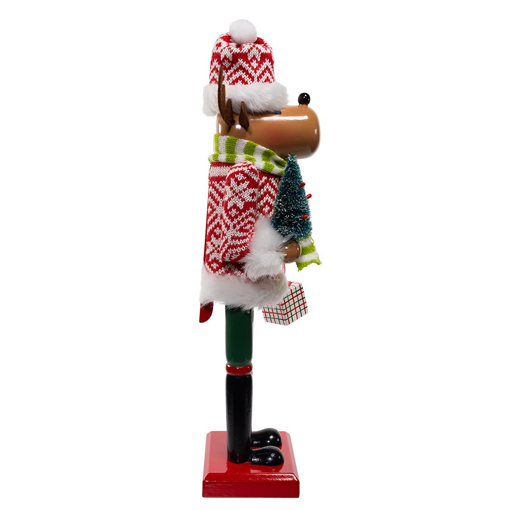 Shop For Kurt Adler 15 - Inch Wooden Reindeer Nutcracker