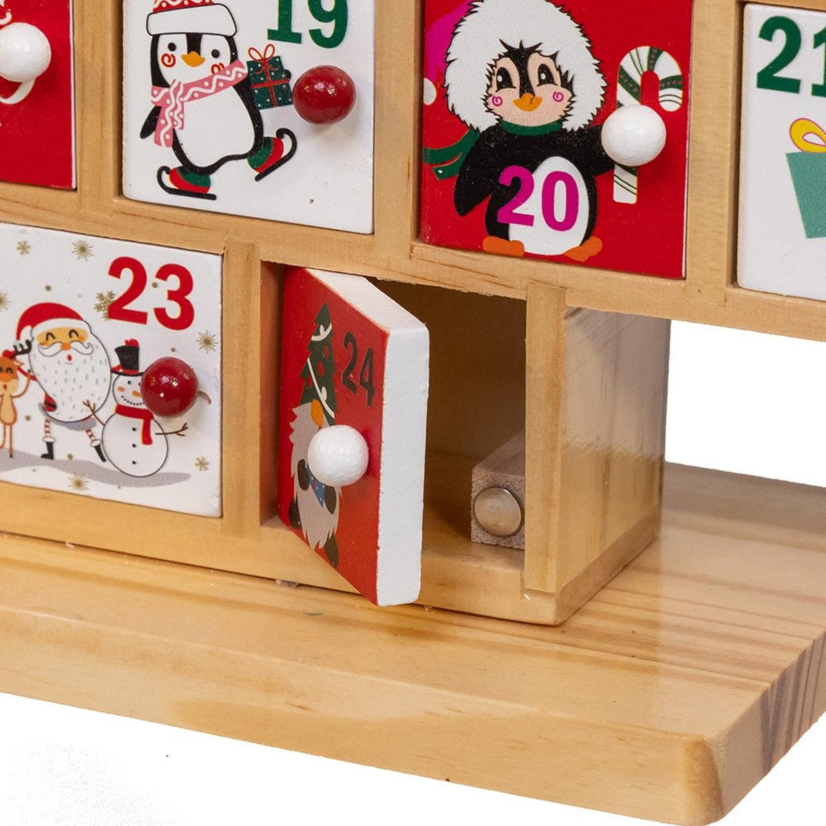 Shop For Kurt Adler 15 - Inch Wooden Tree Advent Calendar