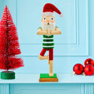 Shop For Kurt Adler 15 - Inch Wooden Yoga Santa Nutcracker