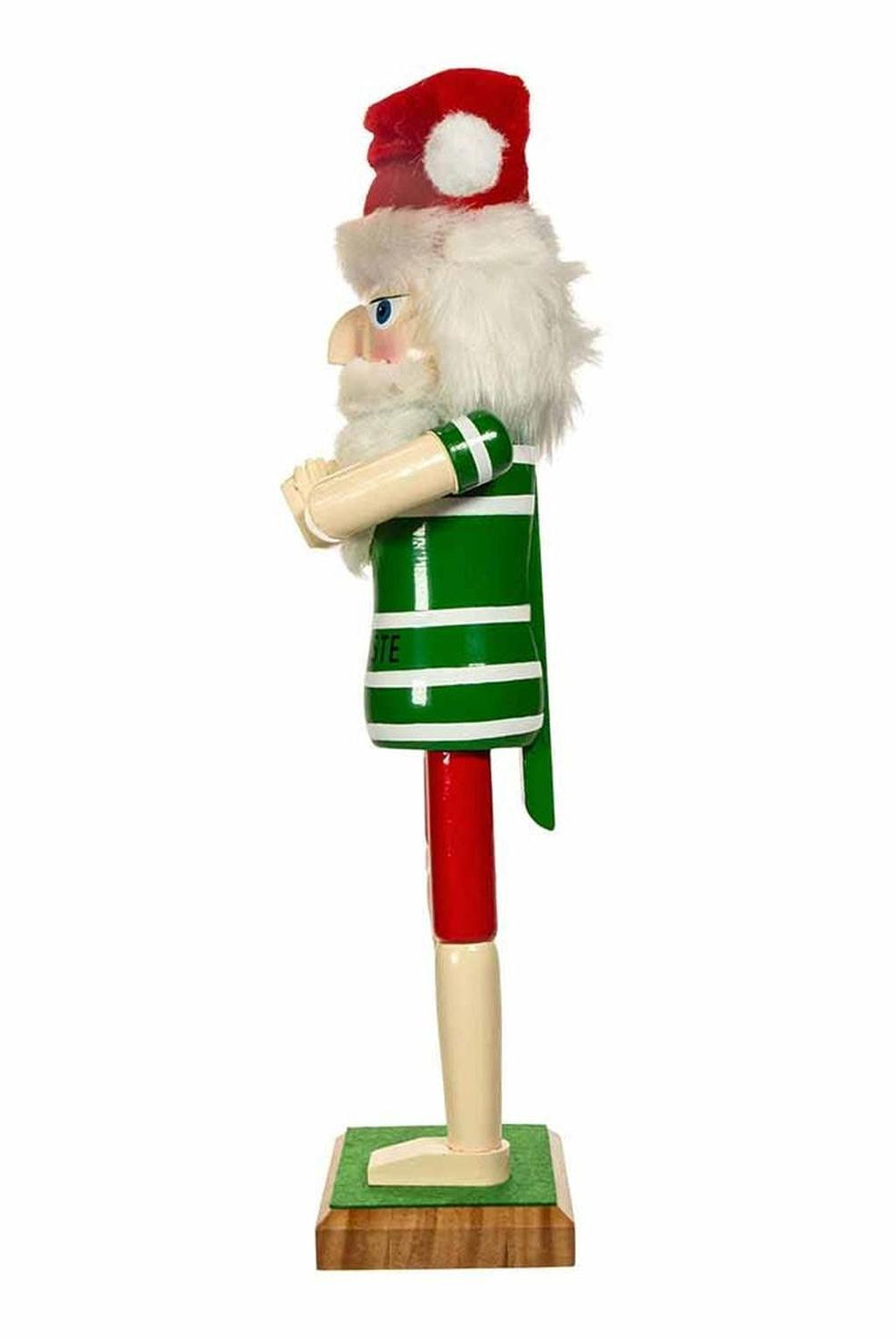 Kurt Adler 15-Inch Wooden Yoga Santa Nutcracker