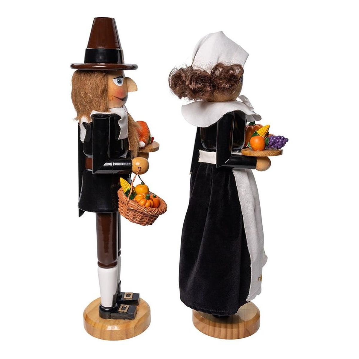 Shop For Kurt Adler 15" Pilgrim Nutcrackers 2 - Piece Set