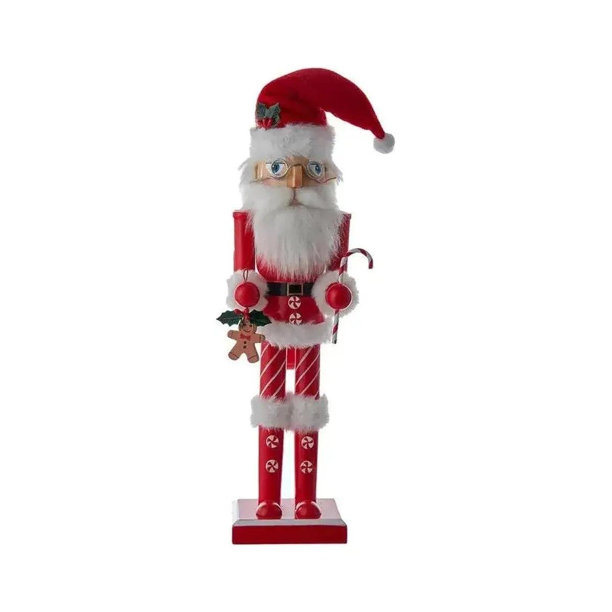 Shop For Kurt Adler 15" Wooden Mr. Claus Nutcracker