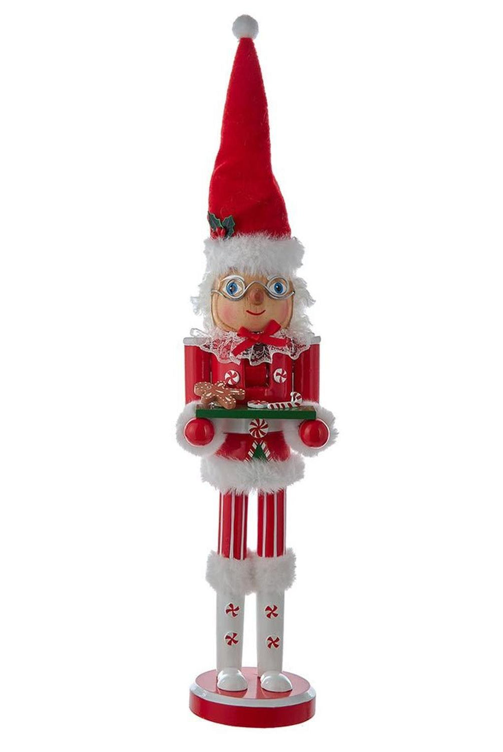 Kurt Adler 15" Wooden Mrs. Claus Nutcracker
