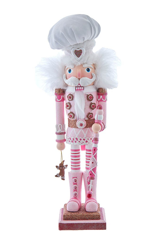 Shop For Kurt Adler 16 - Inch Hollywood Nutcrackers Pink Gingerbread Baker Nutcracker