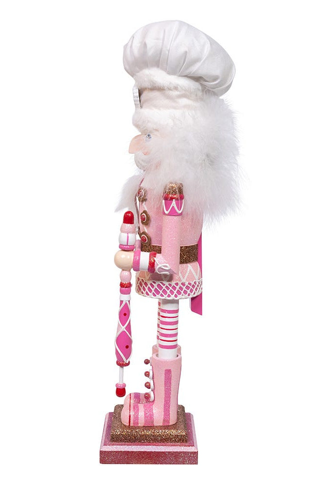 Shop For Kurt Adler 16 - Inch Hollywood Nutcrackers Pink Gingerbread Baker Nutcracker