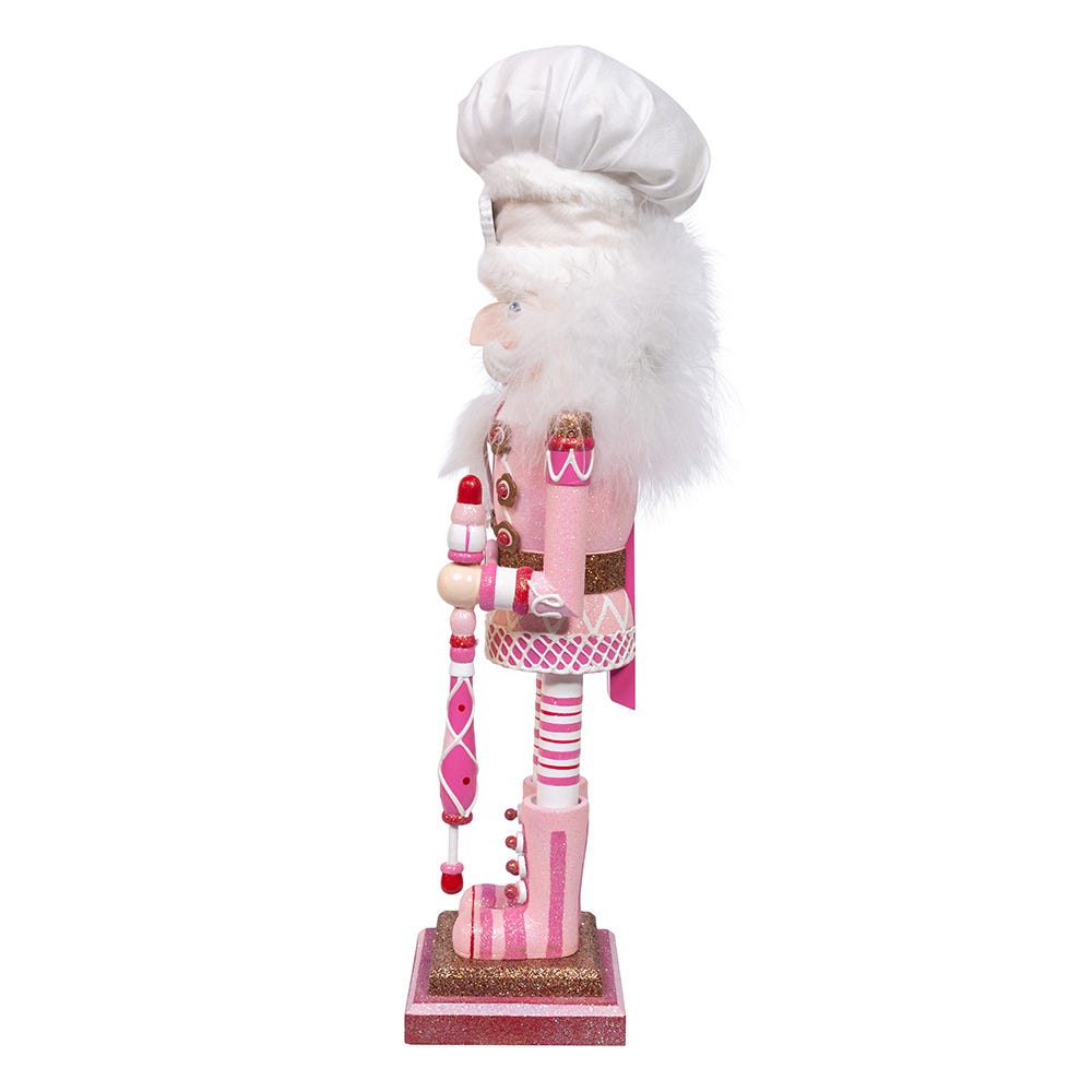 Shop For Kurt Adler 16 - Inch Hollywood Nutcrackers Pink Gingerbread Baker Nutcracker