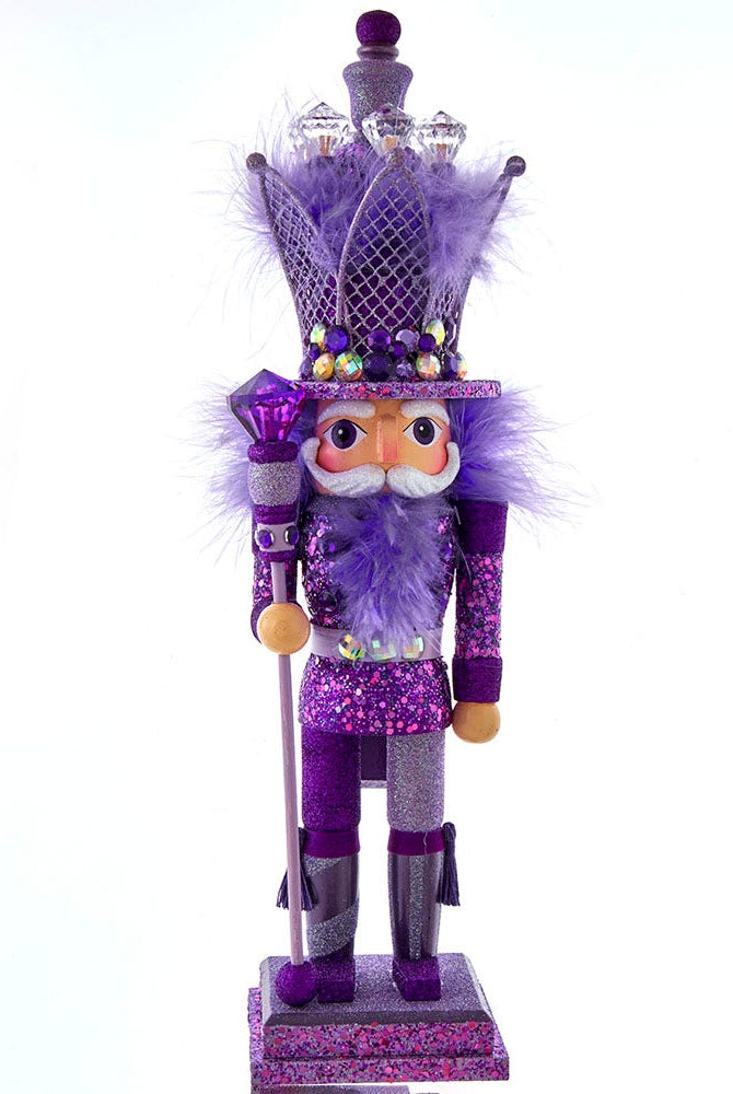 Shop For Kurt Adler 16 - Inch Hollywood Purple King Nutcracker