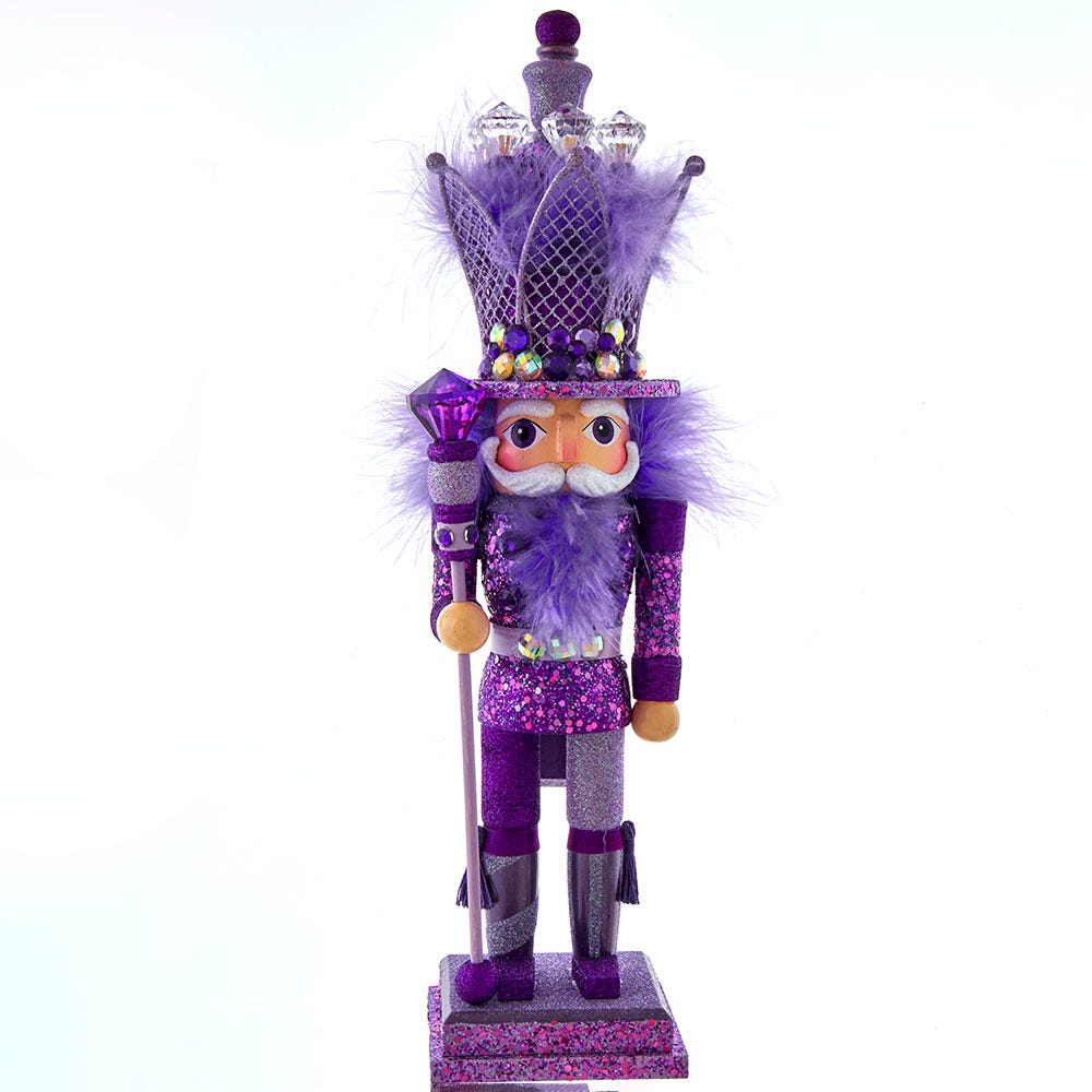 Shop For Kurt Adler 16 - Inch Hollywood Purple King Nutcracker