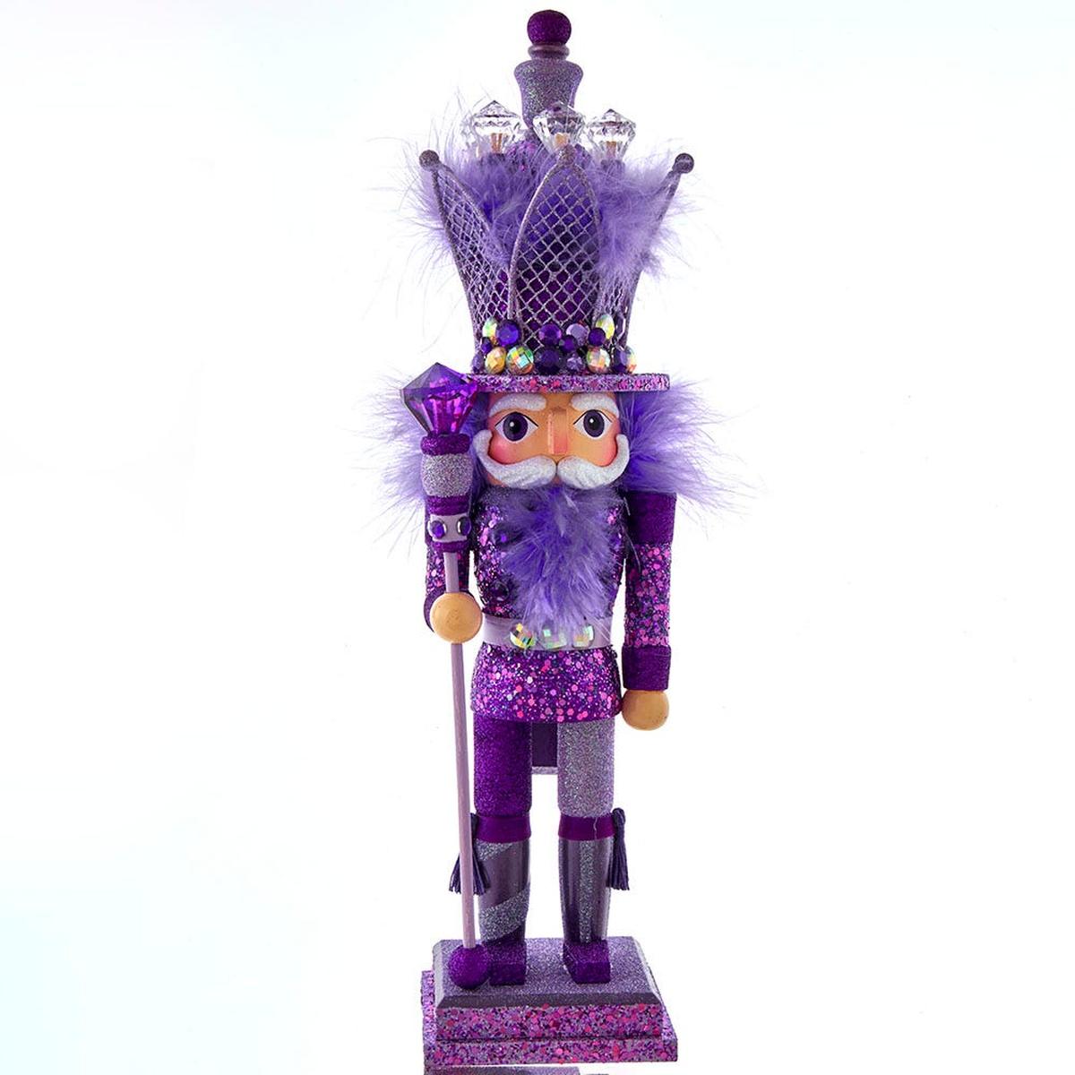 Shop For Kurt Adler 16 - Inch Hollywood Purple King Nutcracker