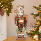 Shop For Kurt Adler 16 - Inch Hollywood Woodsman Nutcracker with Owl Hat