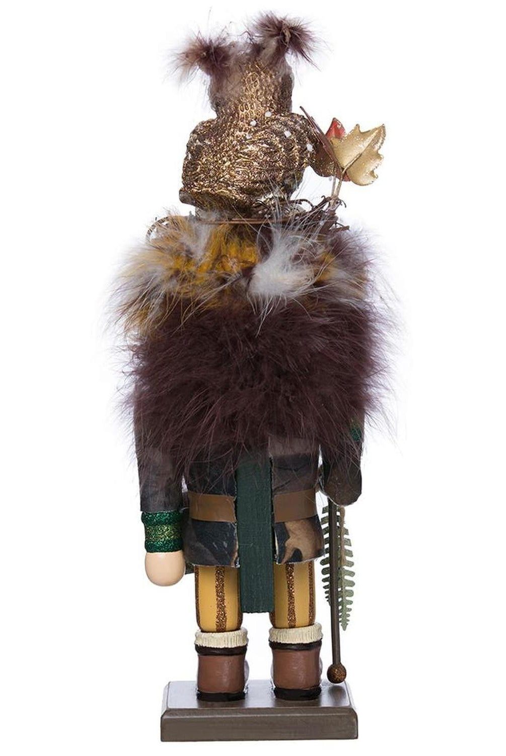 Kurt Adler 16-Inch Hollywood Woodsman Nutcracker with Owl Hat