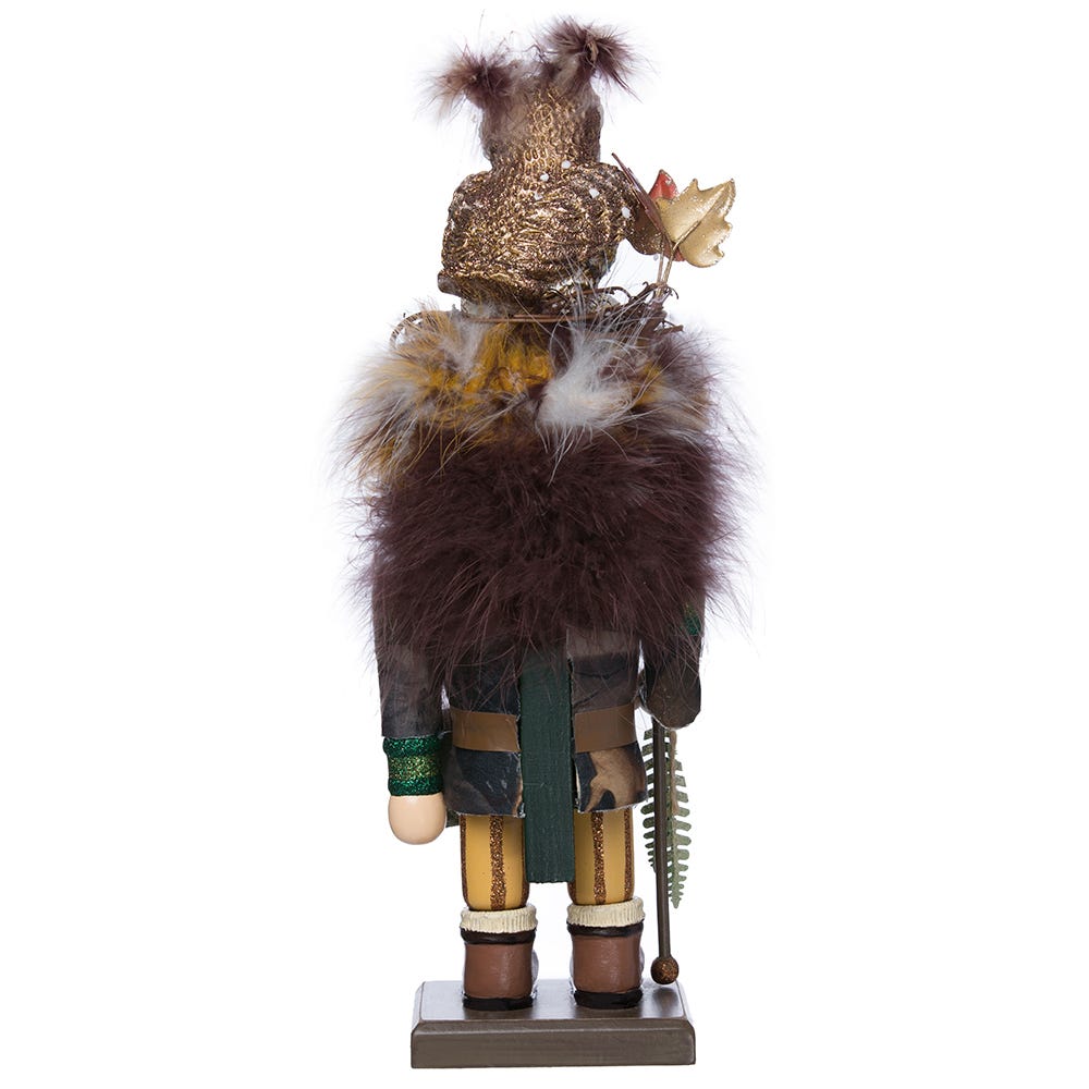 Shop For Kurt Adler 16 - Inch Hollywood Woodsman Nutcracker with Owl Hat