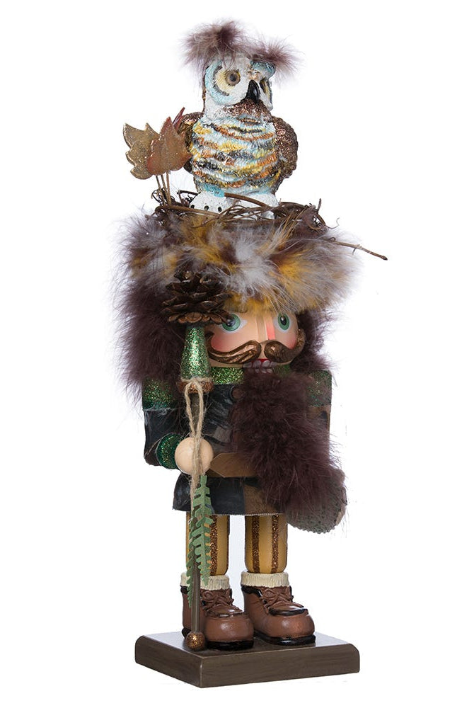 Shop For Kurt Adler 16 - Inch Hollywood Woodsman Nutcracker with Owl Hat