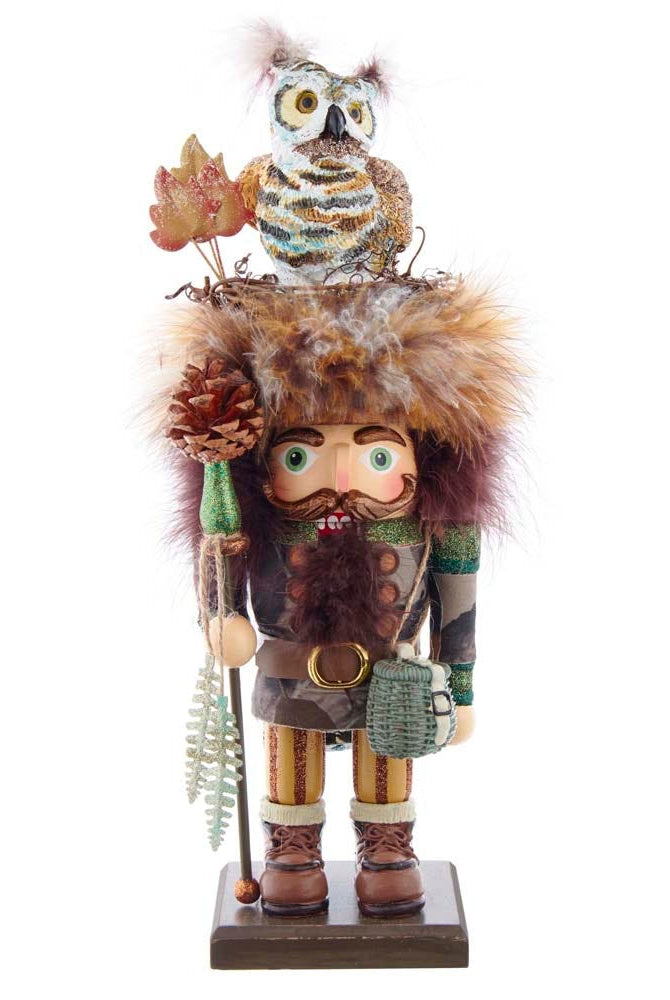 Shop For Kurt Adler 16 - Inch Hollywood Woodsman Nutcracker with Owl Hat