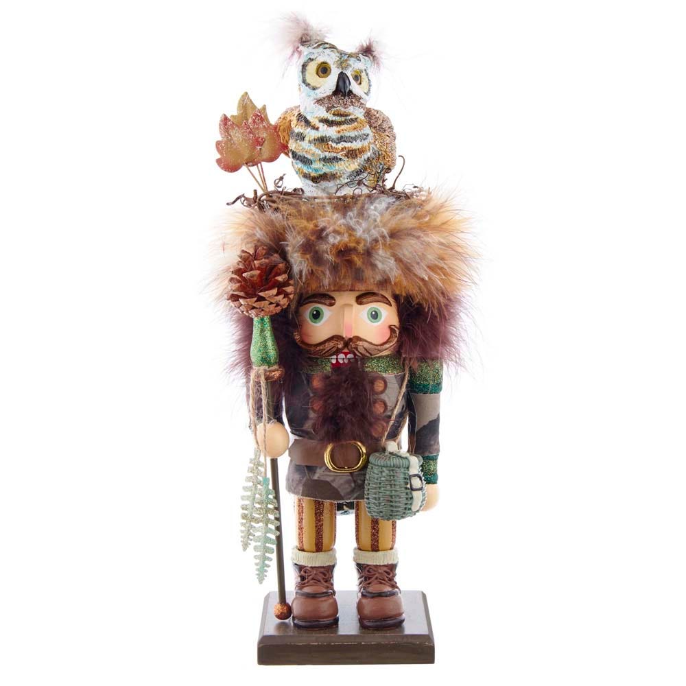 Shop For Kurt Adler 16 - Inch Hollywood Woodsman Nutcracker with Owl Hat