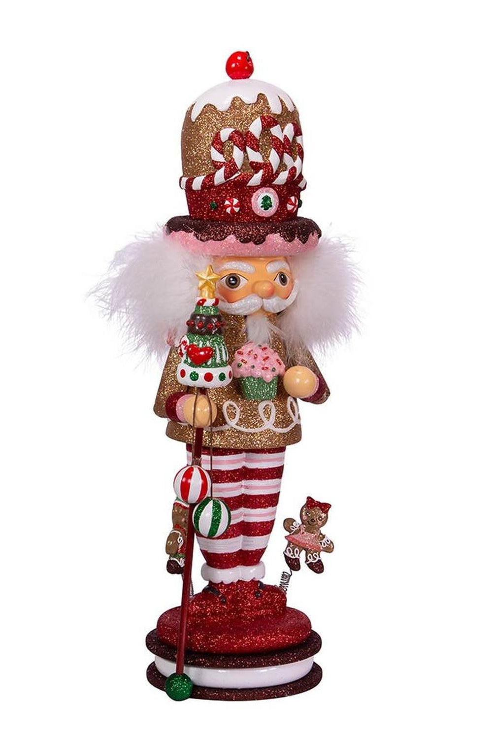 Kurt Adler 16.5-Inch Hollywood Gingerbread King Nutcracker