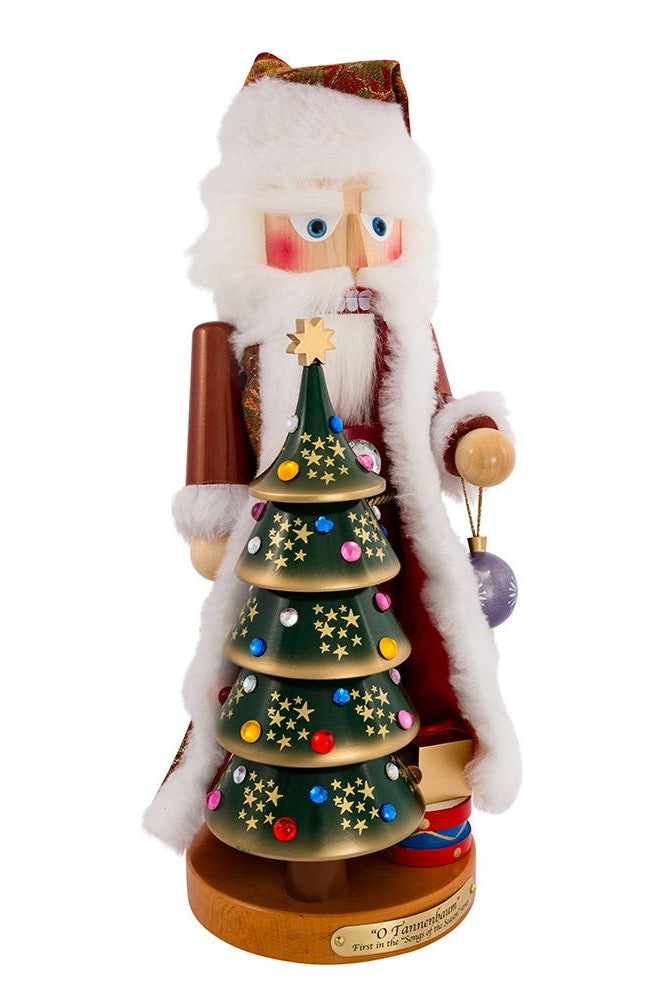 Shop For Kurt Adler 17 - Inch O Tannenbaum Santa Musical Nutcracker