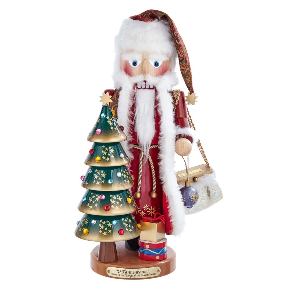 Shop For Kurt Adler 17 - Inch O Tannenbaum Santa Musical Nutcracker