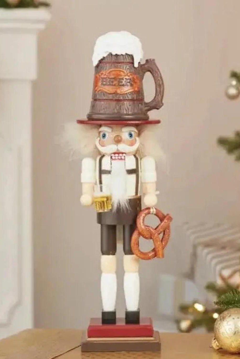 Shop For Kurt Adler 17.5" Hollywood Nutcrackers™ Beer and Pretzel Nutcracker