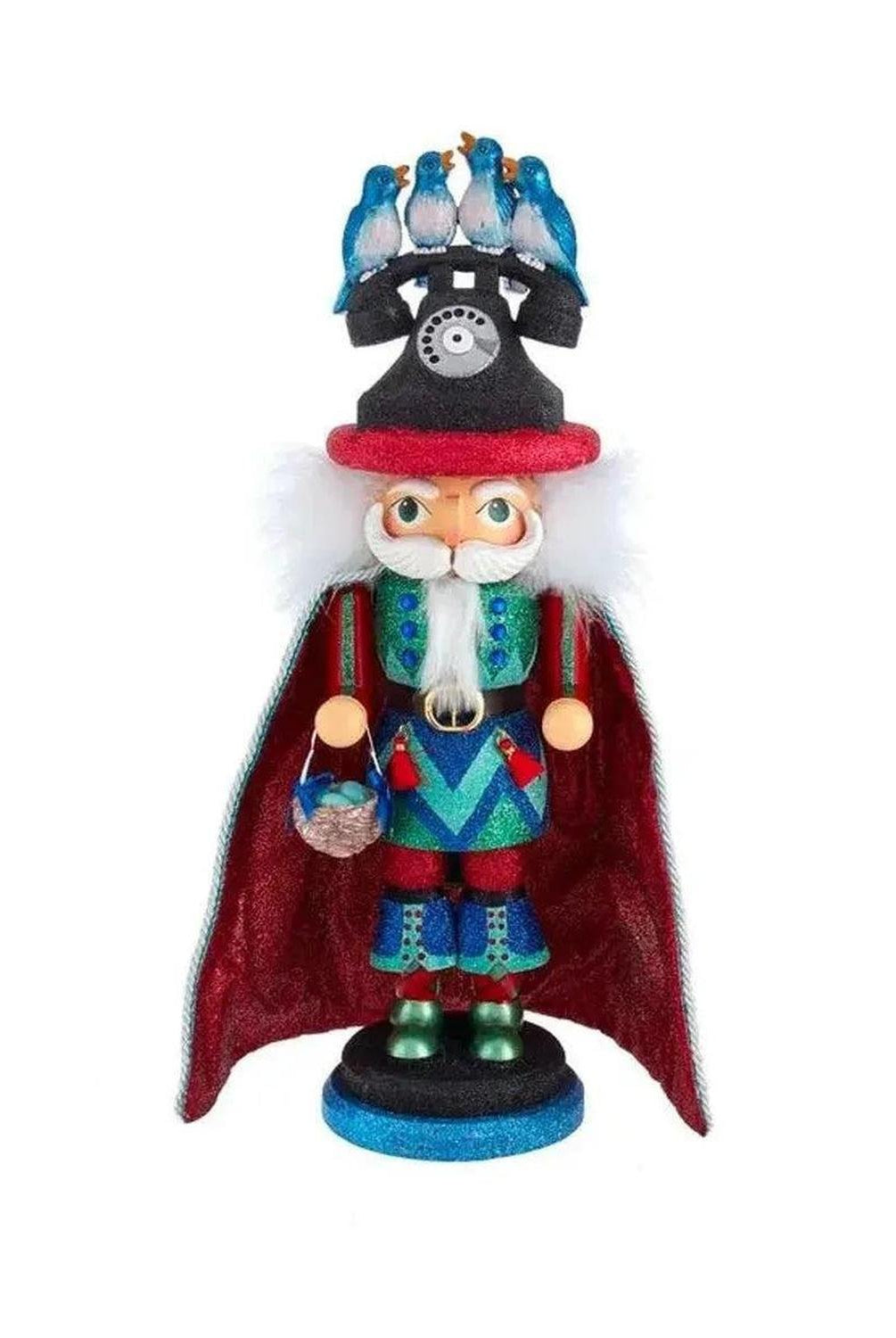 Kurt Adler 17.5" Hollywood Nutcrackers™ Four Calling Birds