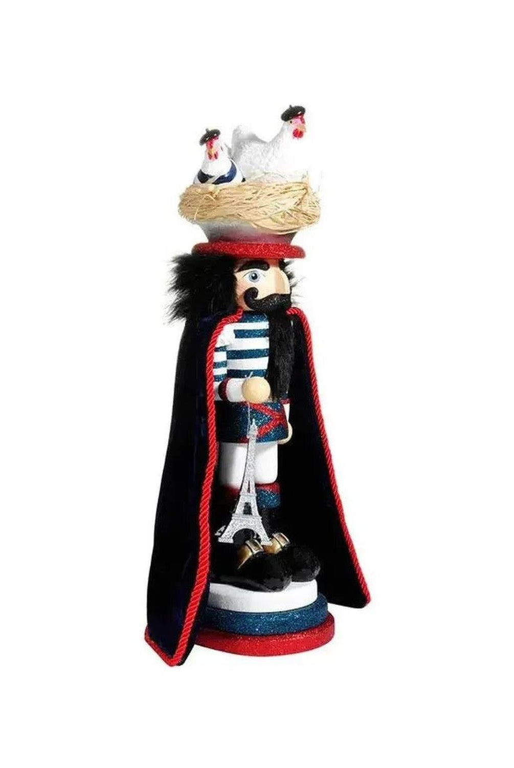 Kurt Adler 17.5" Hollywood Nutcrackers™ Three French Hens Nutcracker