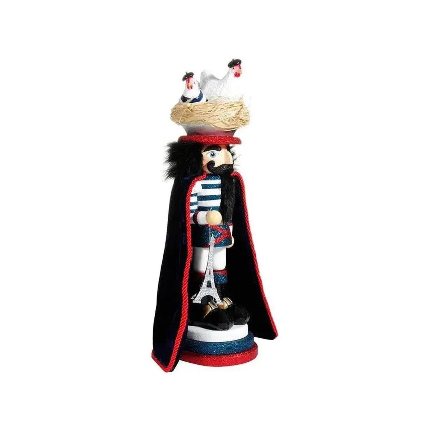 Kurt Adler 17.5" Hollywood Nutcrackers™ Three French Hens Nutcracker