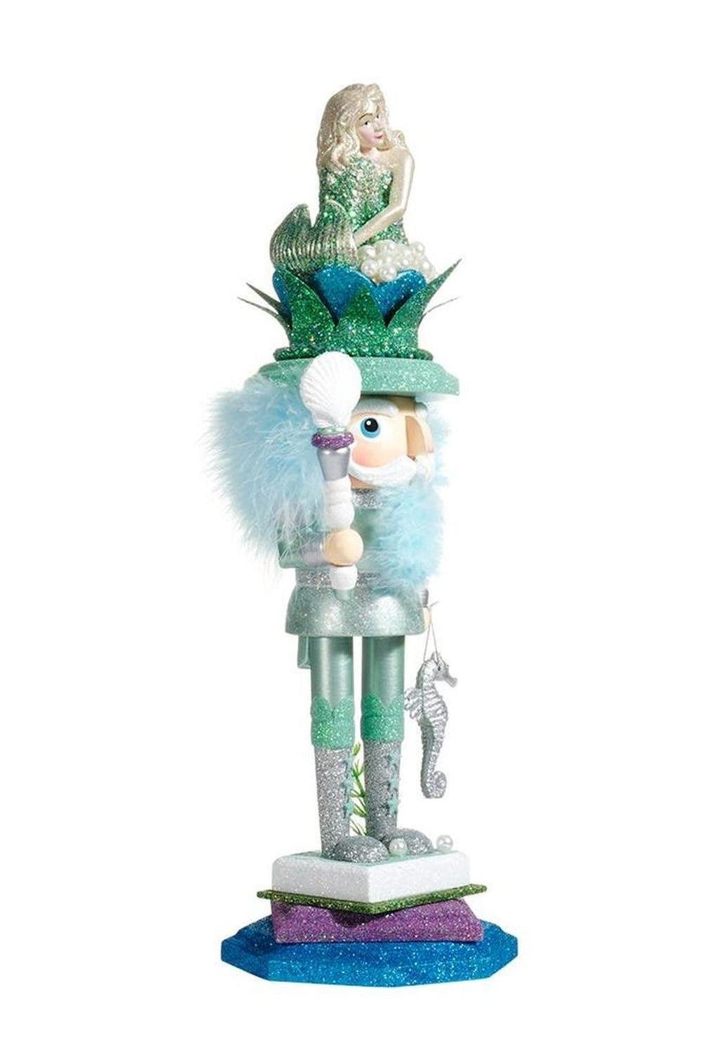 Kurt Adler 17.5-Inch Hollywood Mermaid King Nutcracker