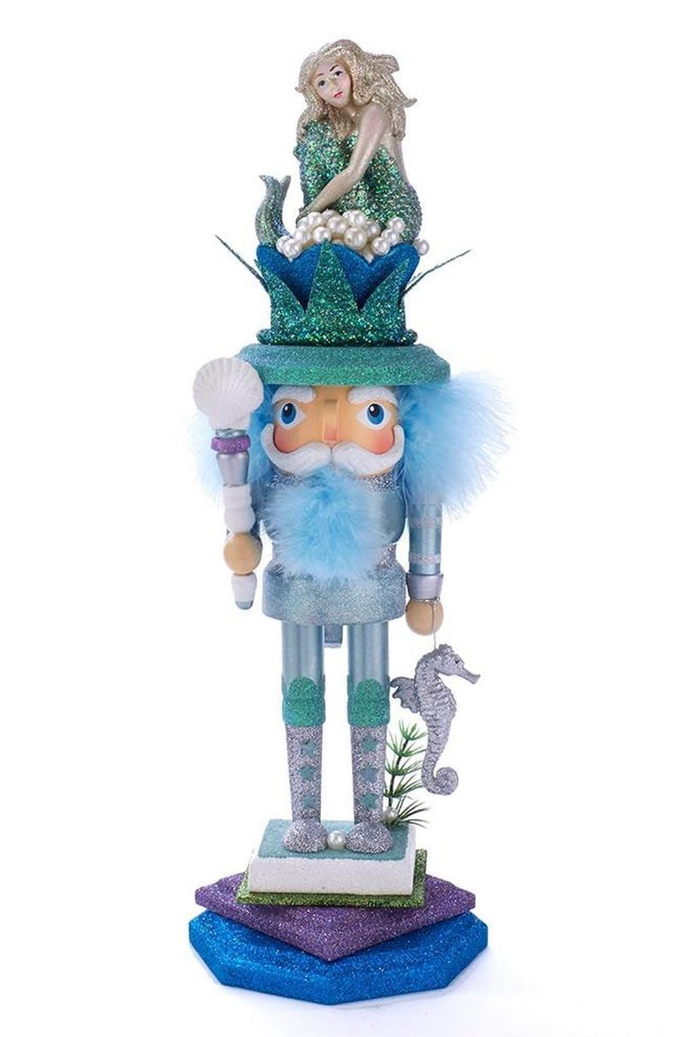 Kurt Adler 17.5-Inch Hollywood Mermaid King Nutcracker