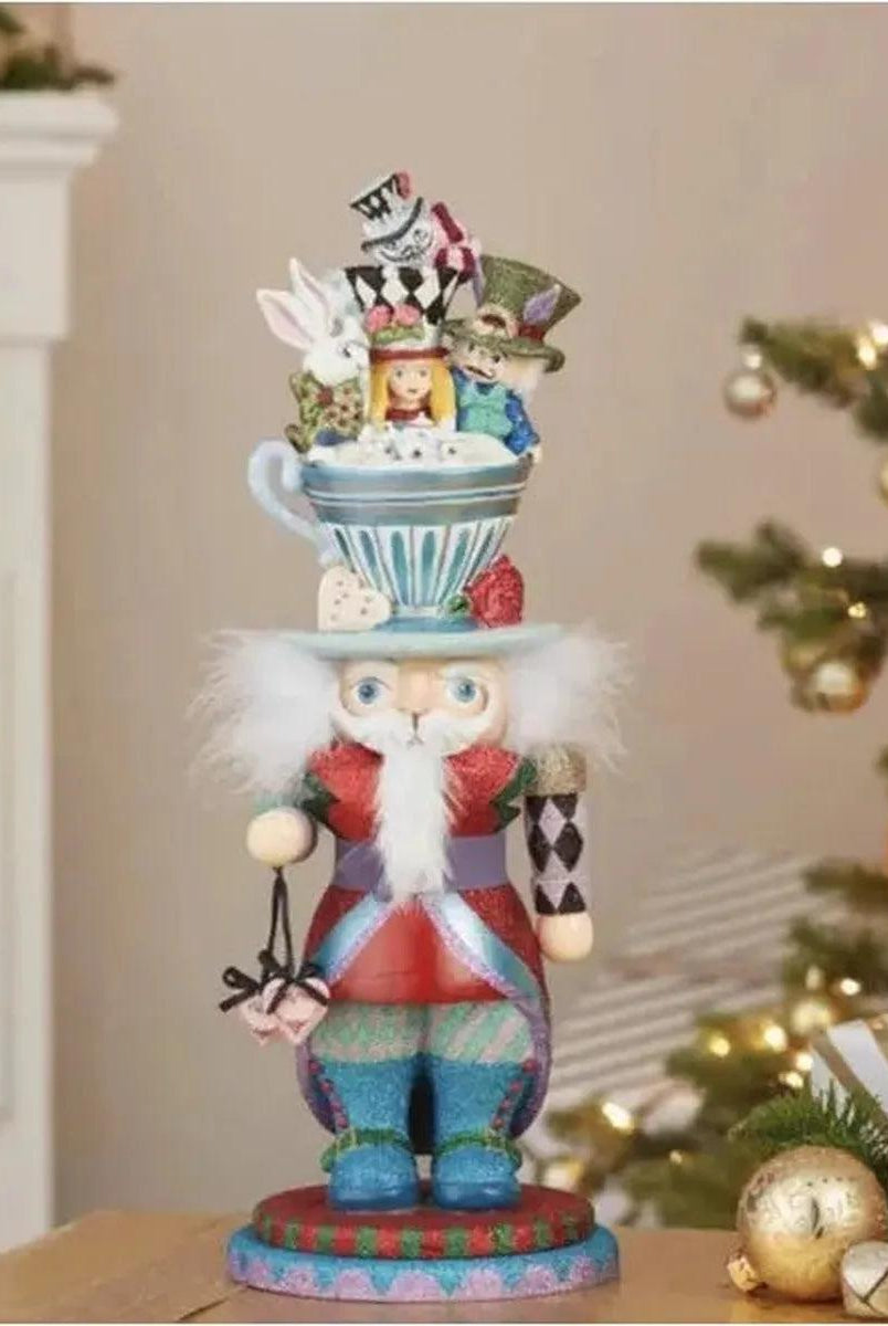 Shop For Kurt Adler 18" Hollywood Nutcrackers™ Alice Teacup Hat Nutcracker