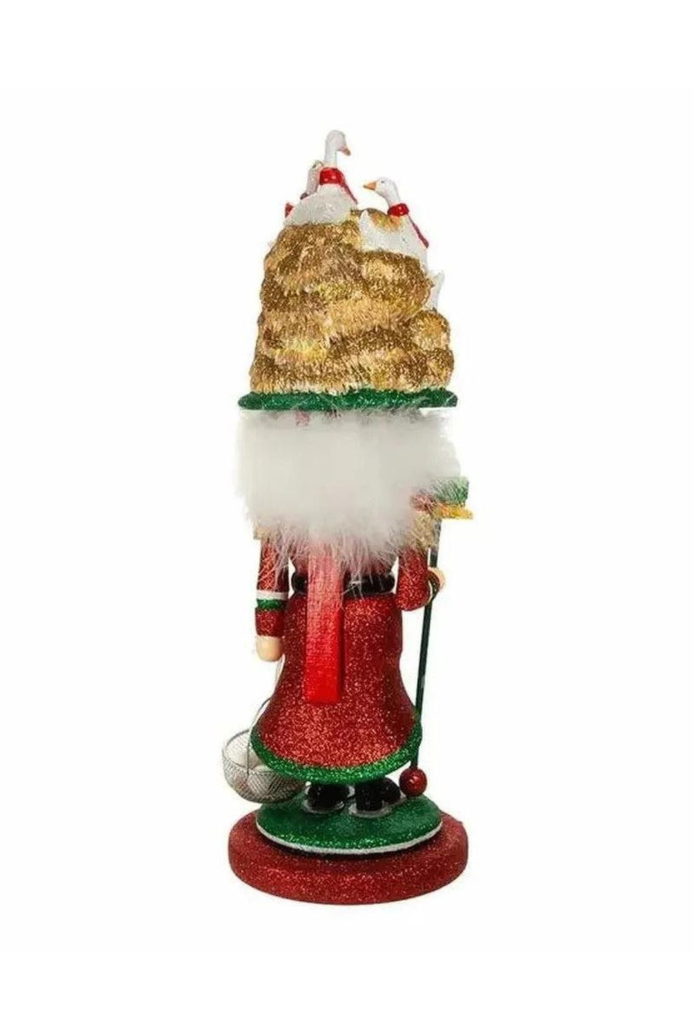 Kurt Adler 18" Hollywood Nutcrackers™ Six Geese A Laying Nutcracker