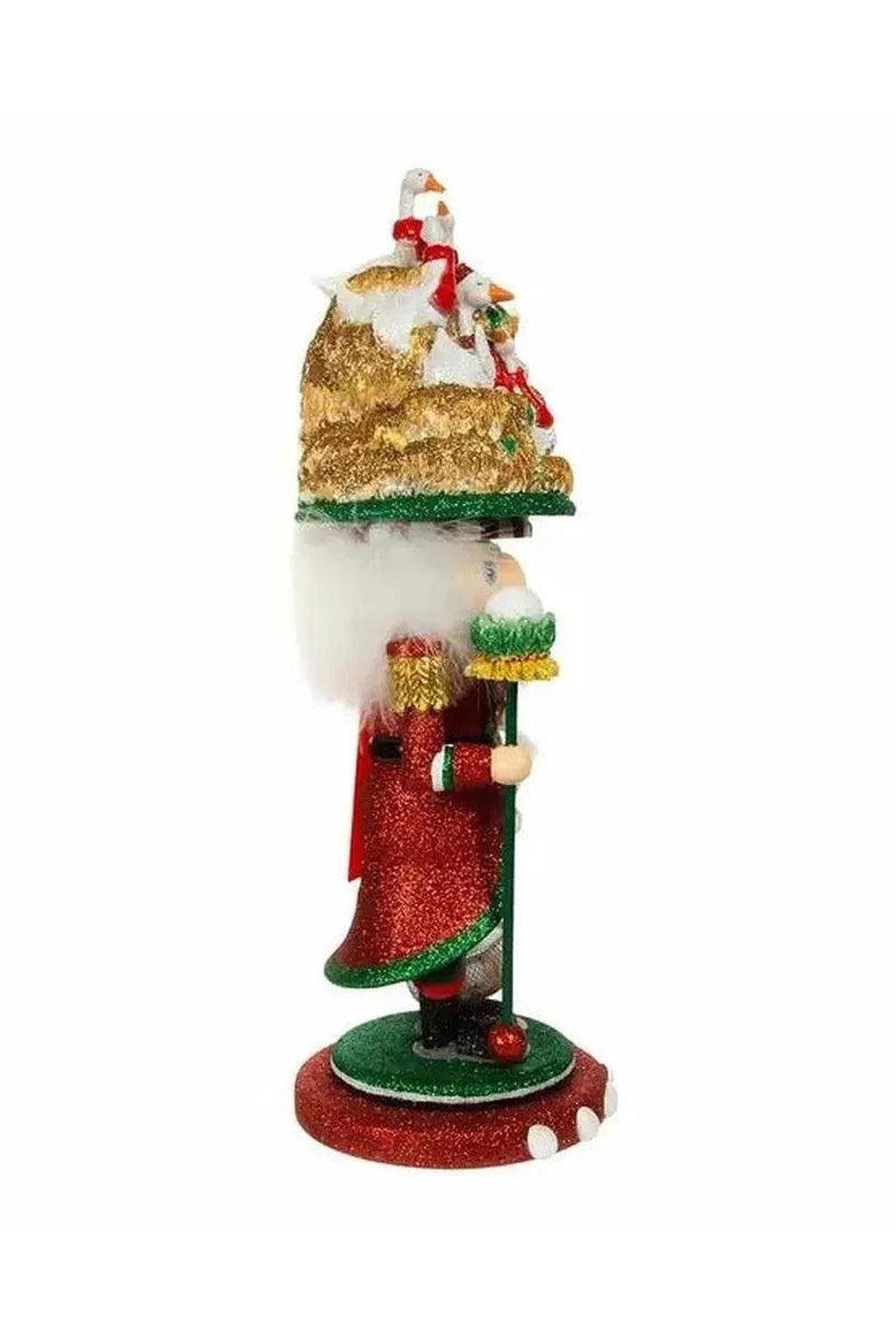 Kurt Adler 18" Hollywood Nutcrackers™ Six Geese A Laying Nutcracker